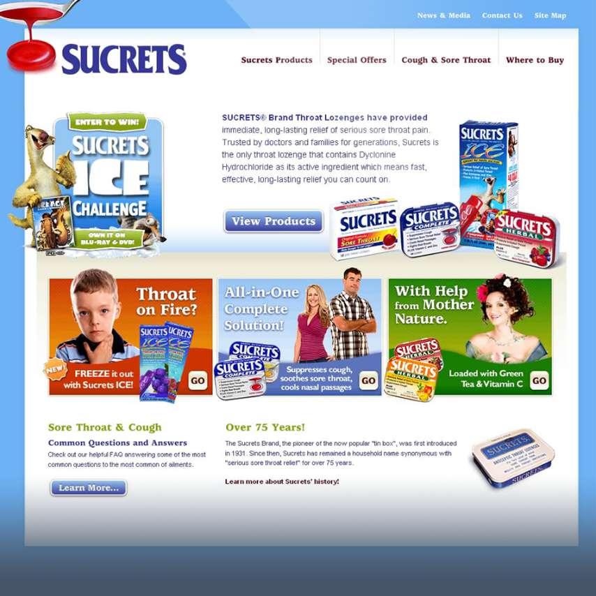 Sucrets Website Mainline Media LLC Sucrets Website Mainline Media LLC